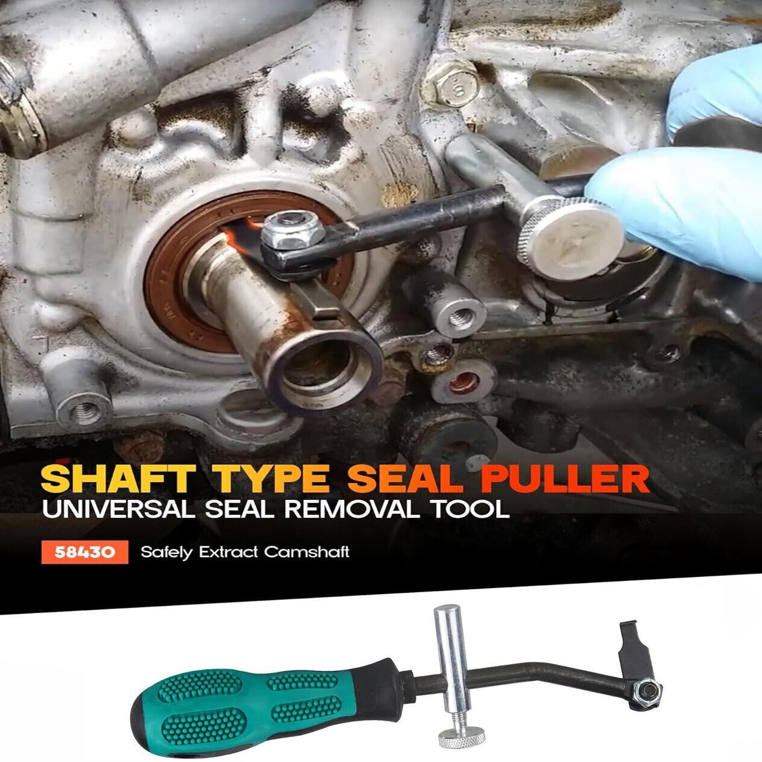 58430 Shaft Type Seal Puller for Many Shaft / Seal Application New
