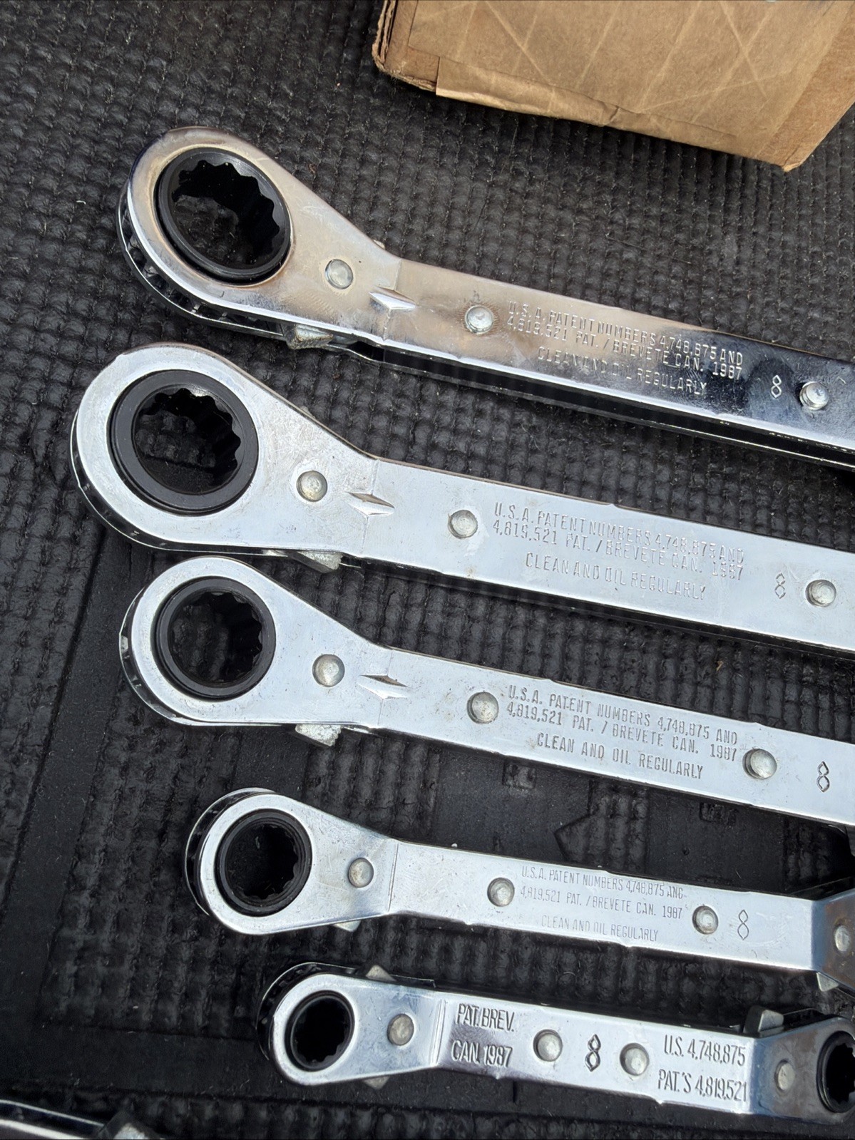 Sears Craftsman USA Nos Rare Catalog Double Offset Box RATCHET Wrench Set 43069