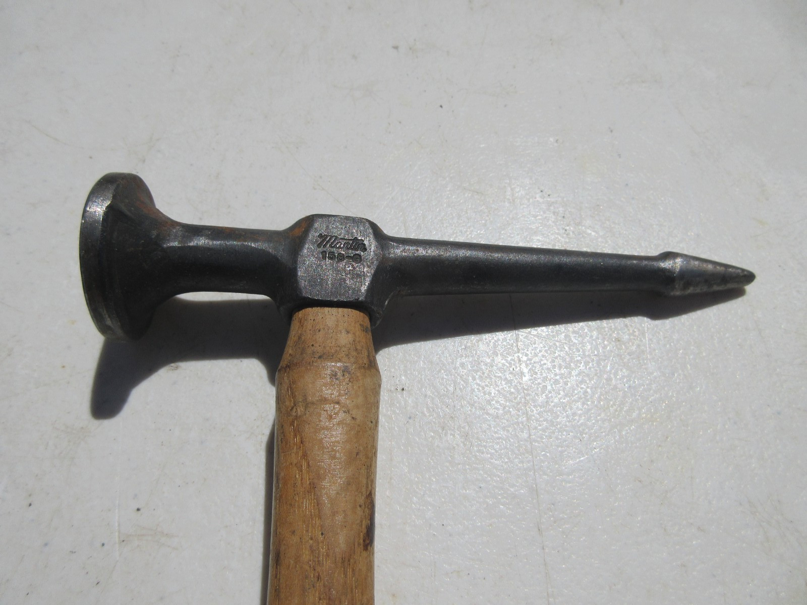 Martin 158-G Auto Body Hammer Forged Steel Hickory Handle