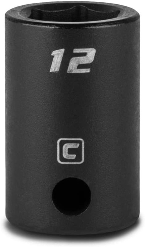 High-Performance 12 mm 3/8-Inch Drive Impact Socket – Ideal for Heavy-Duty Use