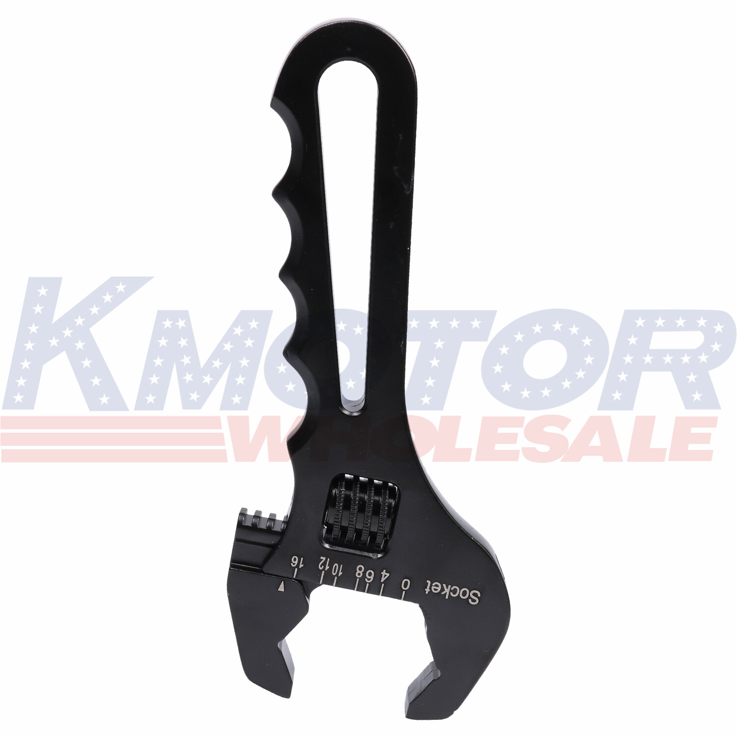 Adjustable Wrench Aluminum Tool Spanner Black 3AN-16AN For Hose End Fitting