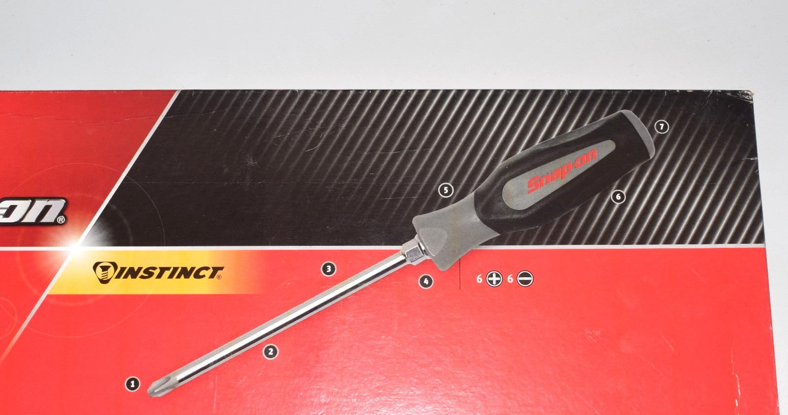 Snap On Tools SGDX120BDT 12pc DARK TITANIUM Soft Grip Screwdriver Set +Tray USED