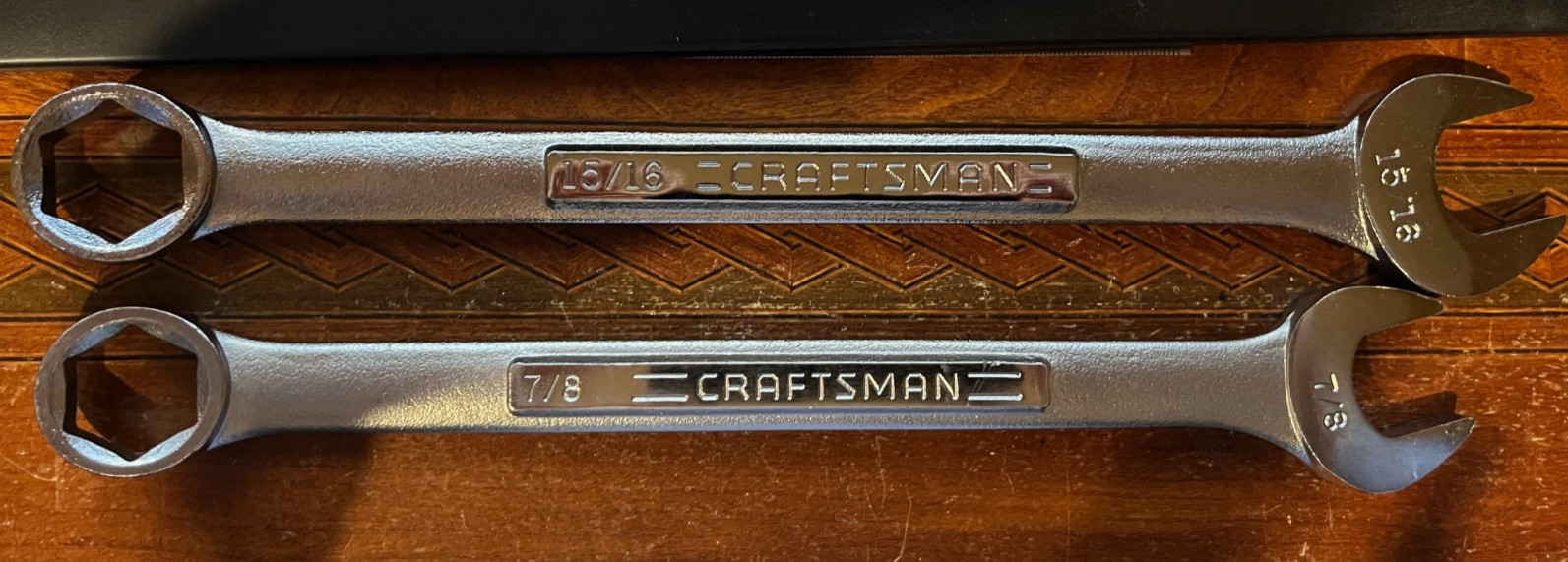 Vintage Craftsman VA USA 13pc SAE 6 Pt Combination Wrench Set 1/4″ – 15/16″ Rare