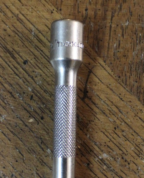 Snap On Tools 1/4″ Drive 14″ Long Knurled Chrome Extension TMXK140