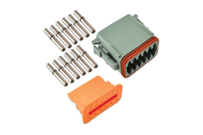 Connect 37503 Deutsch 12 Pin Plug Connector Kit 14 Pc