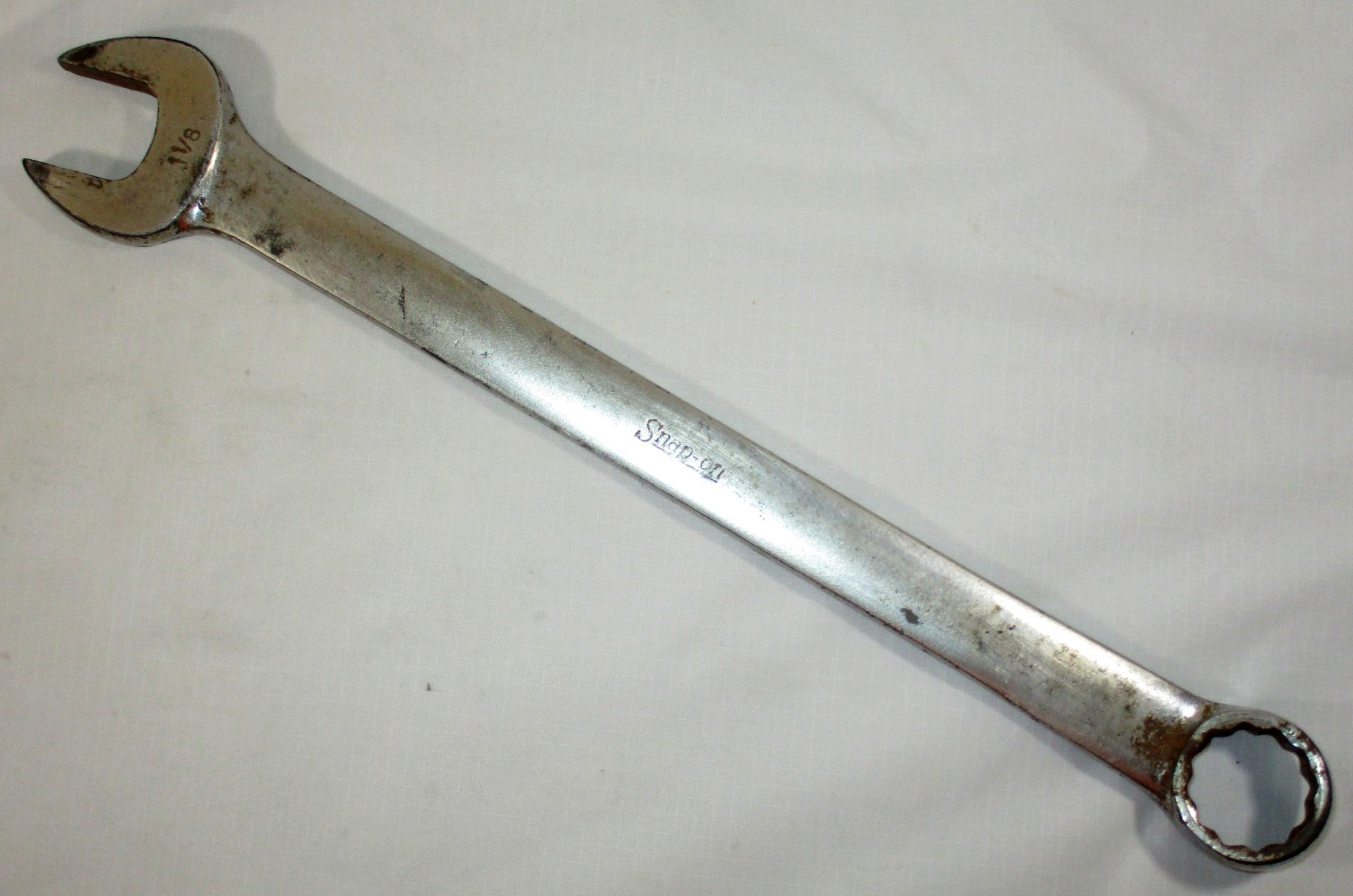 Vintage SNAP-ON Tools 1 1/8″ Combination Wrench~OEX36~USA~Underlined Logo~USED
