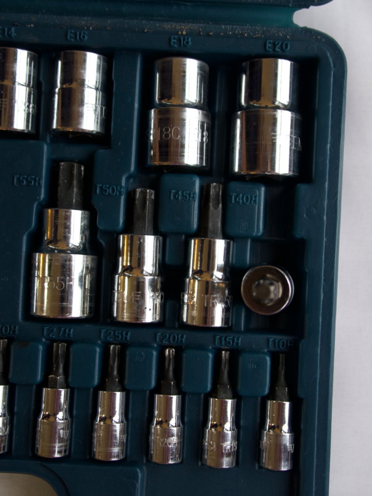 VIM Torx TMS34PF. 34pc Master Torx/ E-Torx/ Star Bit Socket set