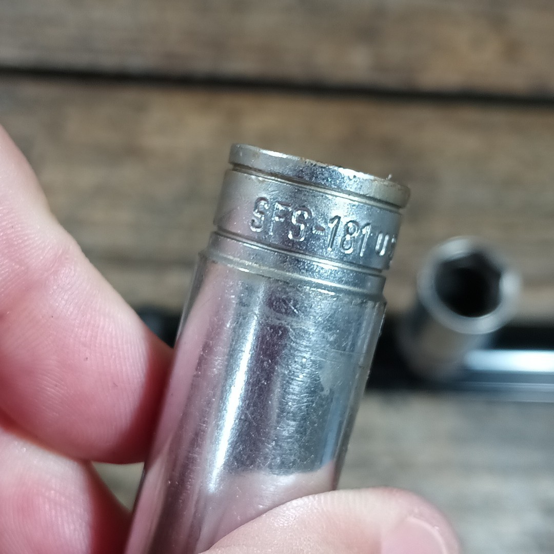 Snap On Deep Socket Set 6 pt SFS281 261 241 221 201 181 161 141 121 3/8 Drive