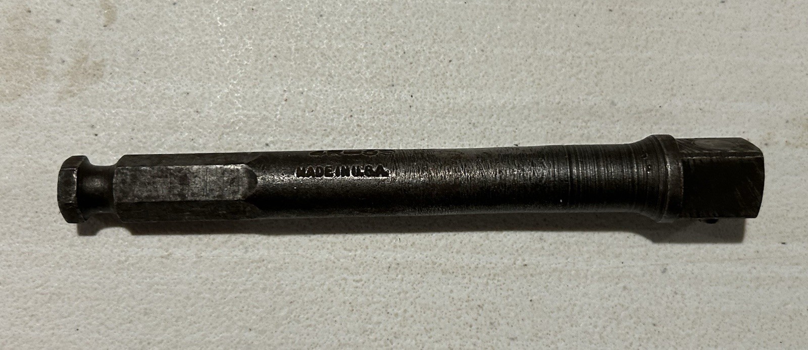Snap On 7/16″ Hex Drive 1/2″ Drive 5″ Locking Pin Adaptor Extension A3012