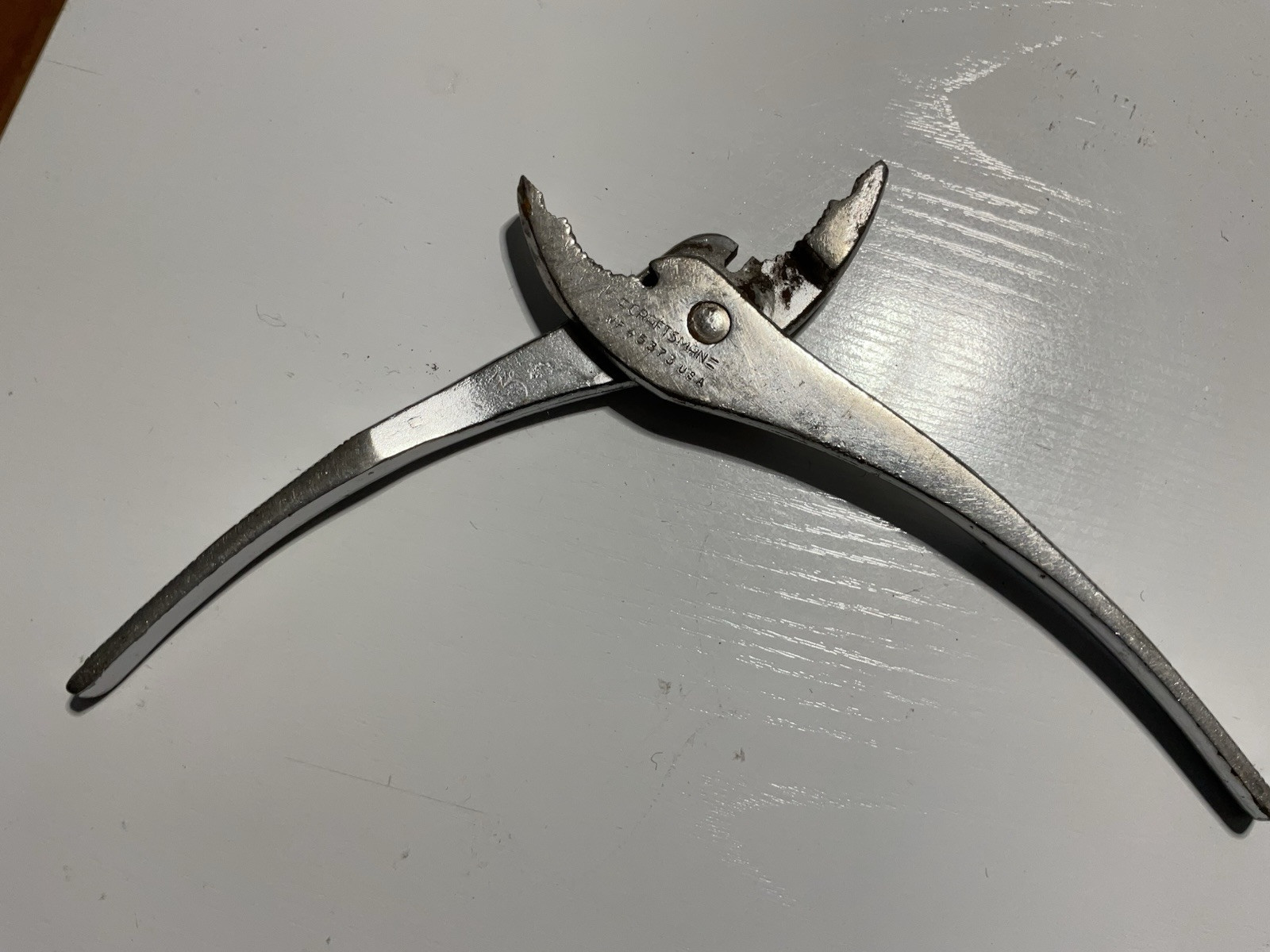 Vintage Craftsmen WF 43373 USA Double Bite 8” Slip Joint Pliers