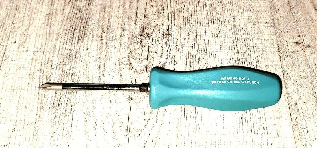 RARE SNAP-ON ™ TOOLS TEAL HARD ACETATE HANDLE SDDP31IRA AWESOME COLLECTOR ITEM