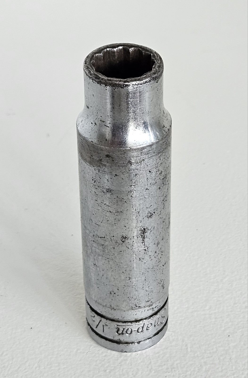 1955 Snap-on S-161 1/2″ Deep Socket 1/2″ Drive 12pt Vintage USA Snap On Tools