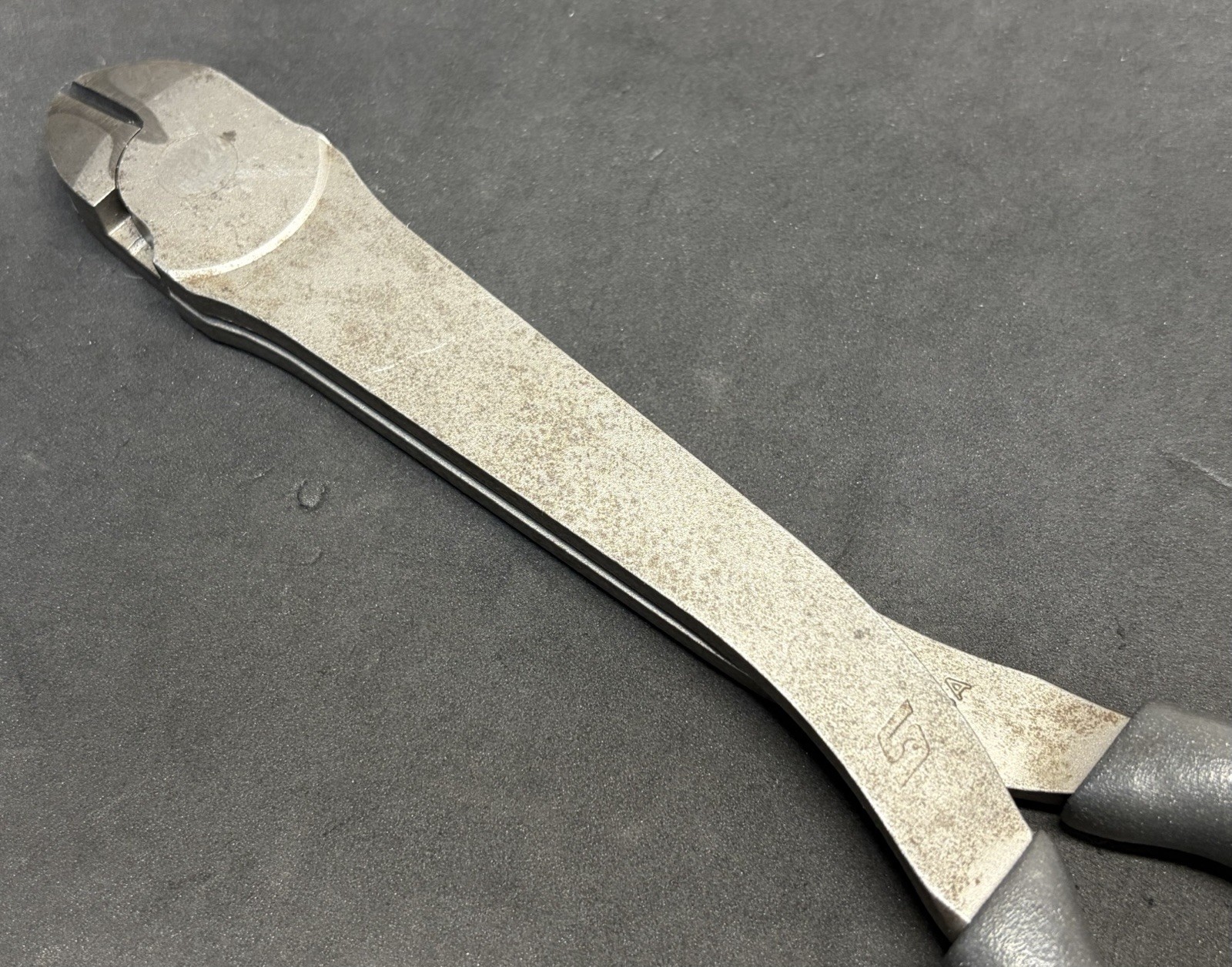 Snap On METALLIC GREY Talon Grip 11” Extra Long Diagonal Side Cutters 312CF