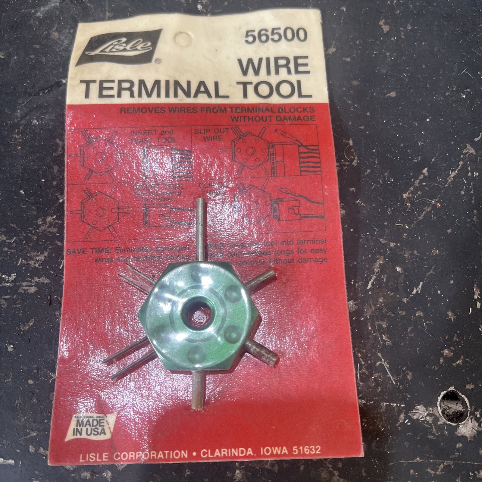 Lisle 56500 Wire Terminal Tool USA made