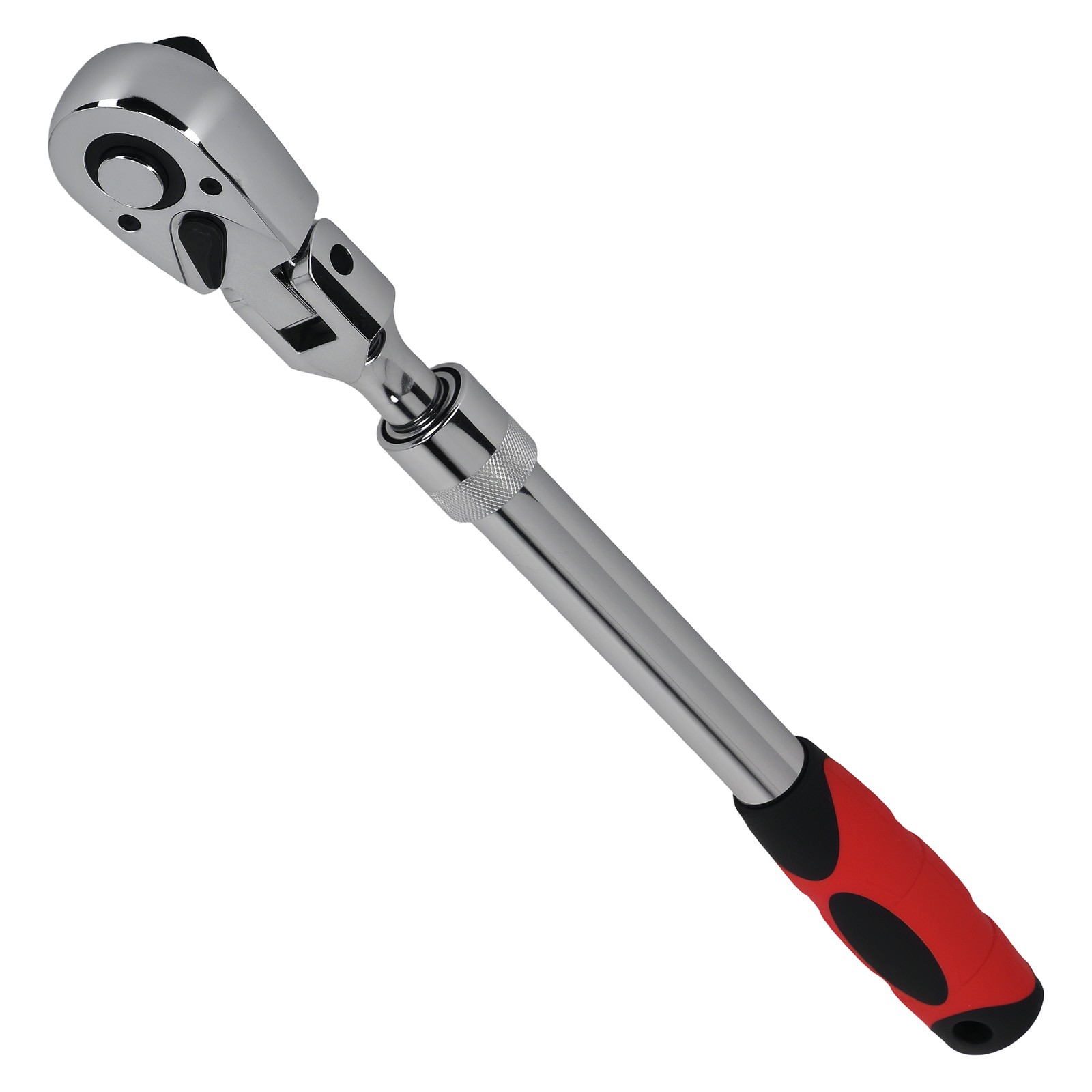 72T 1/2in Drive Ratchet Flex Head Extendable Handle 330-440mm 40Cr
