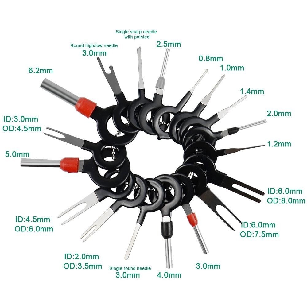 NEW 26pcs Terminal Removal Tool Kit Car Wire Pin Extractor Connector Set