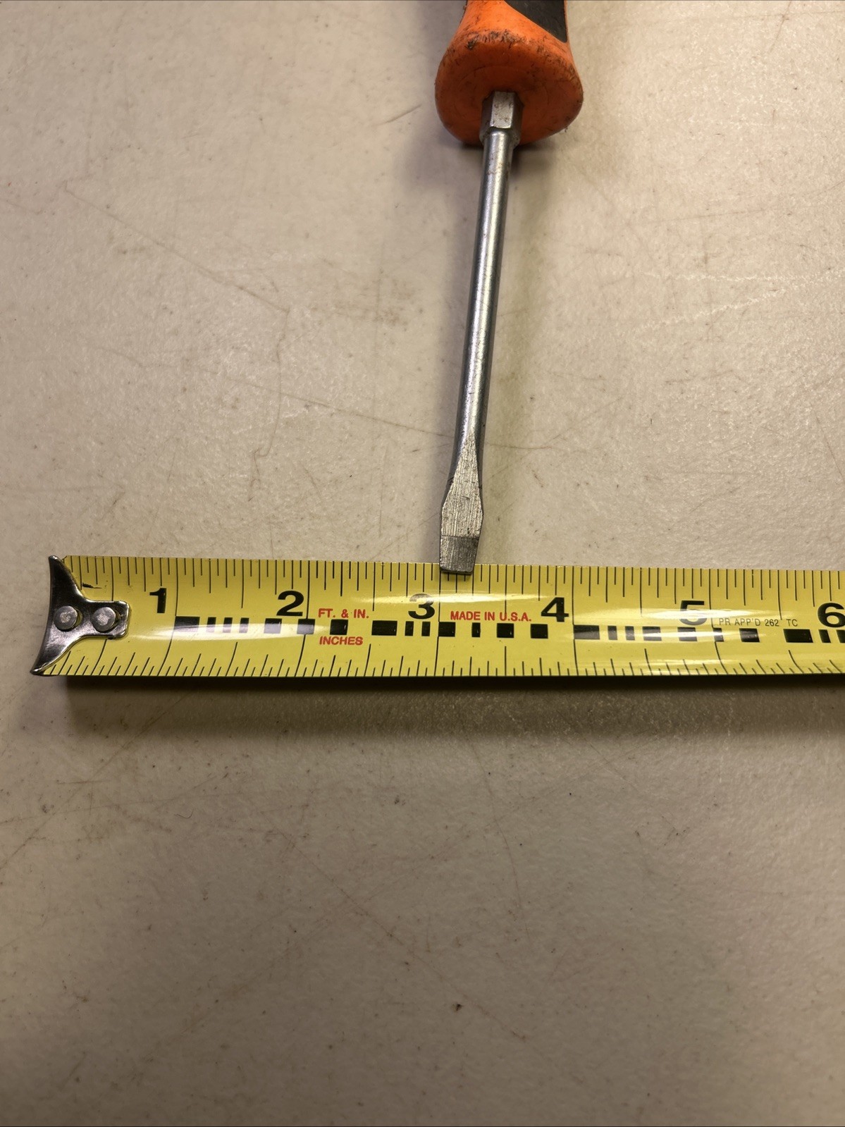 Matco Tools – Flat Tip Screwdriver, Orange/Black Handle Screwdriver