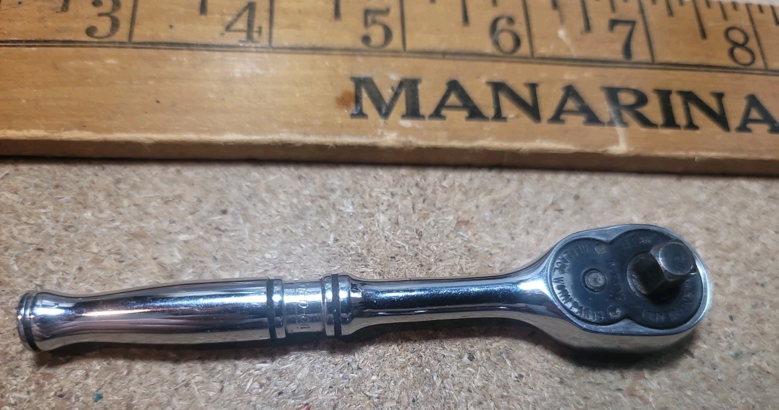 Snap On 1/4″ Ratchet TM70C Stubby 4.25 Inch Long