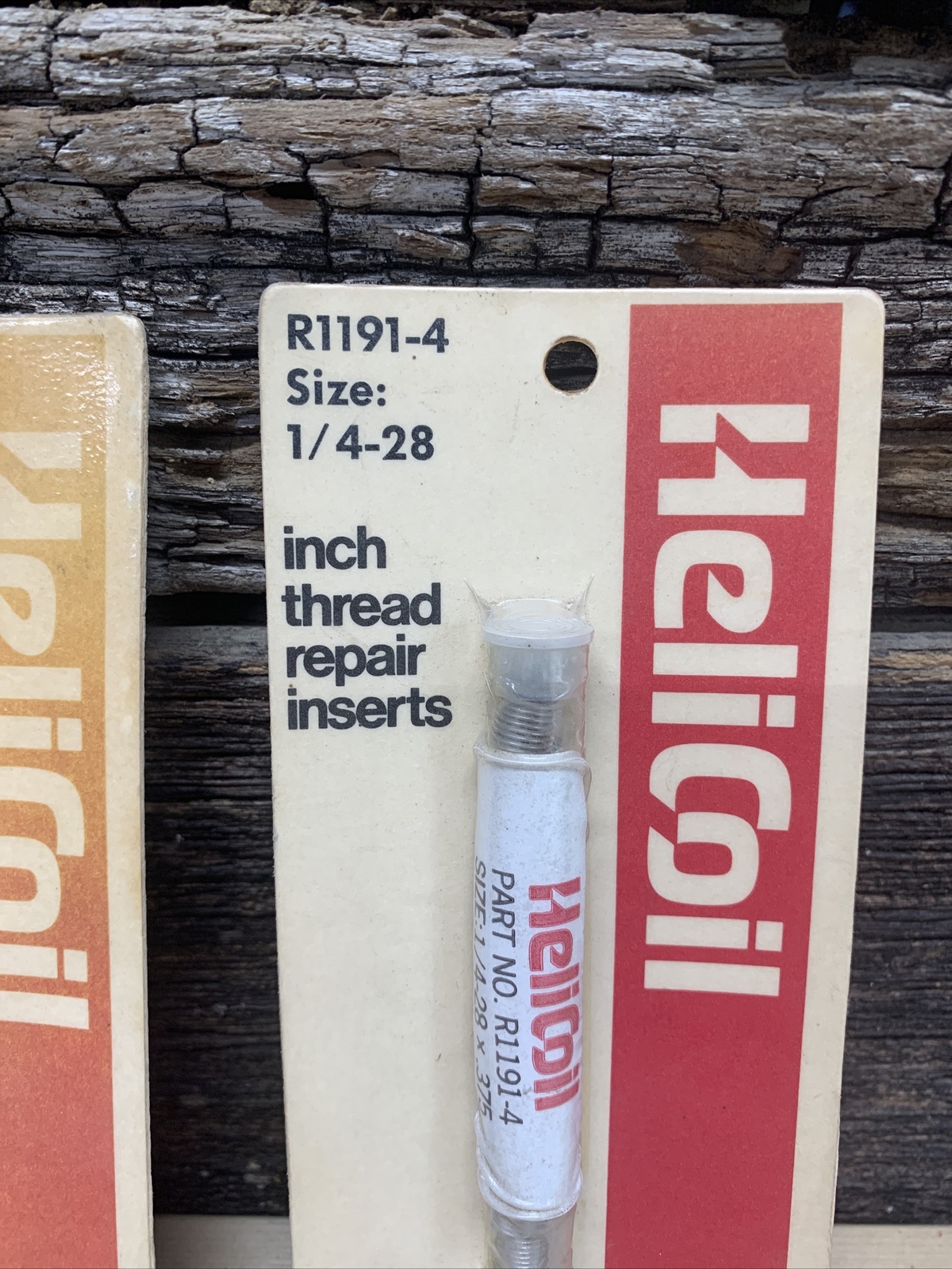 (QTY 24)HeliCoil R119-4 Inch Thread Repair Inserts 1/4-28