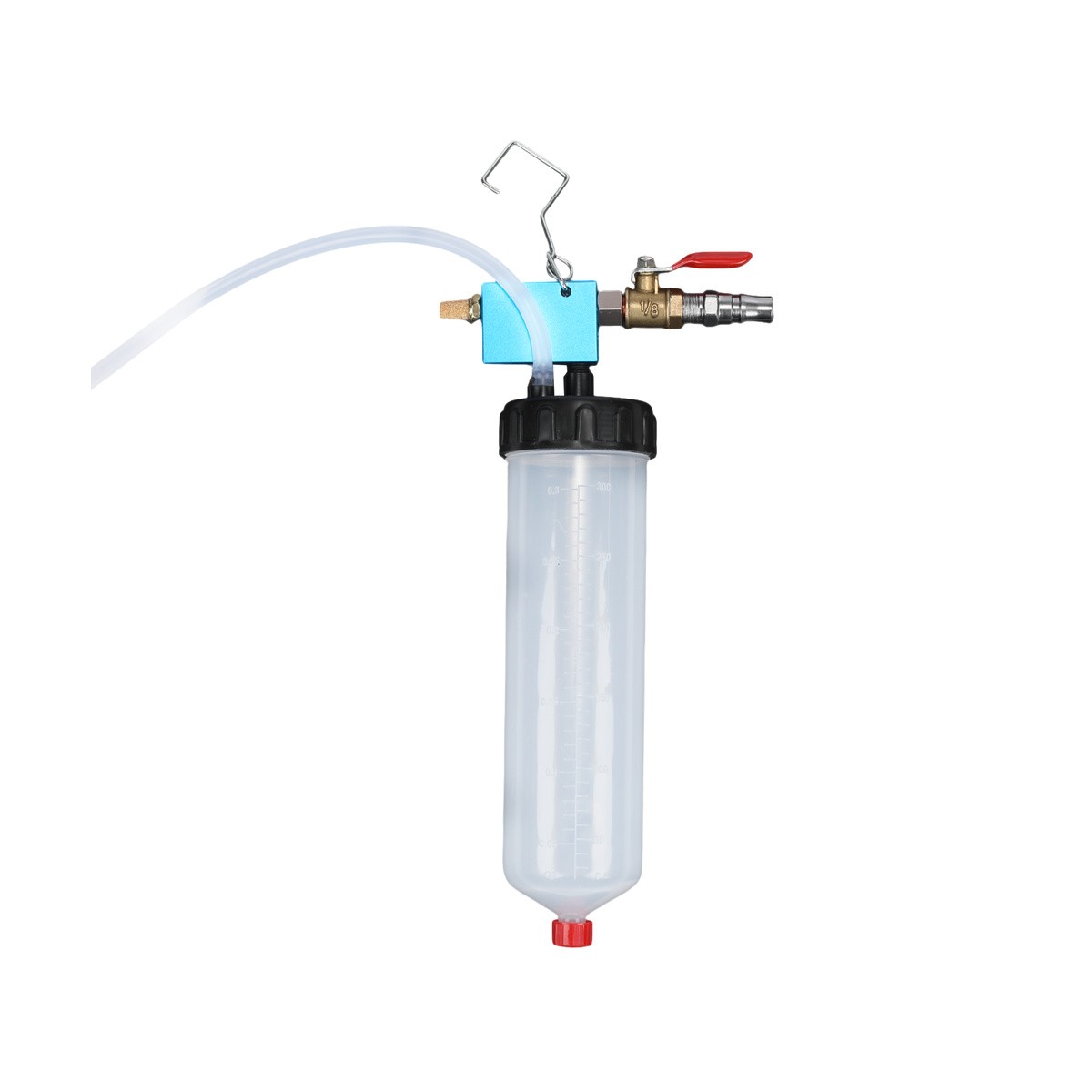 300ml Car Vehicle Vacuum Brake Bleeder Tank Fluid Oil Change Pump Kit Gearzaar