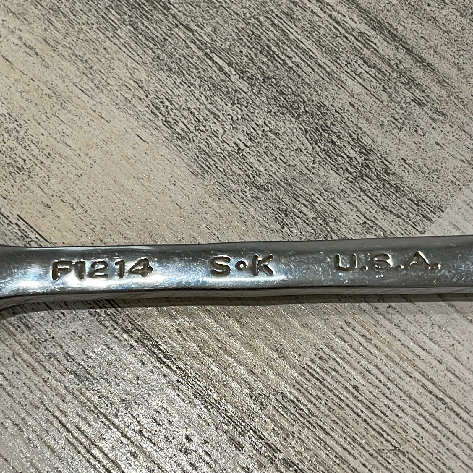 SK USA 3/8″ x 7/16″ Open End Flare Nut Wrench F1214