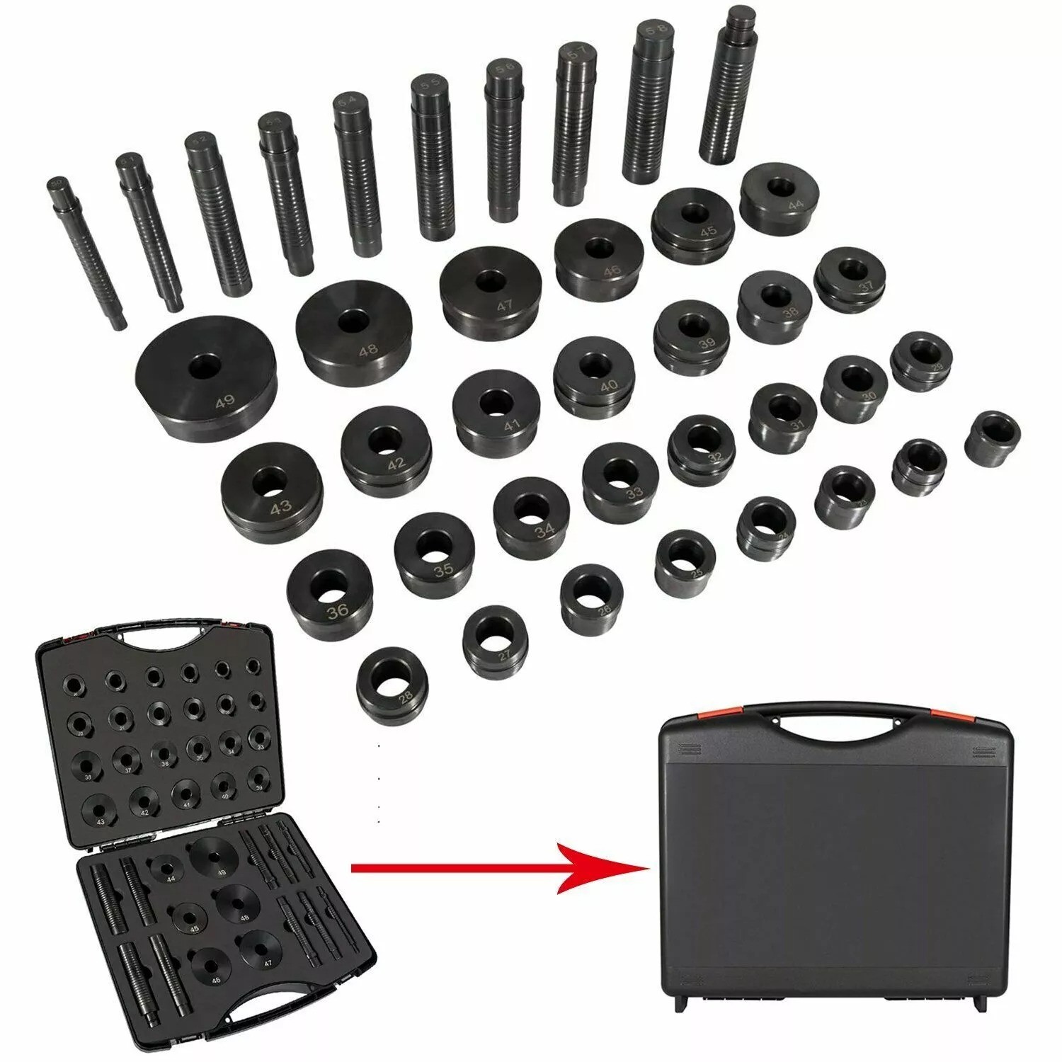 T-0220-39 Master Bushing Driver Set for Chrysler GM Ford Transmissions Bushing