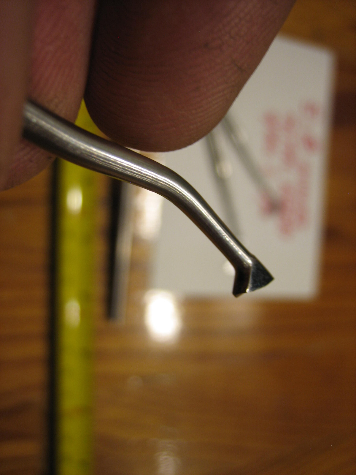 Mini Slide Hammer, w/3 tips; total less than 6 ounces, and 8 inches long w/tip