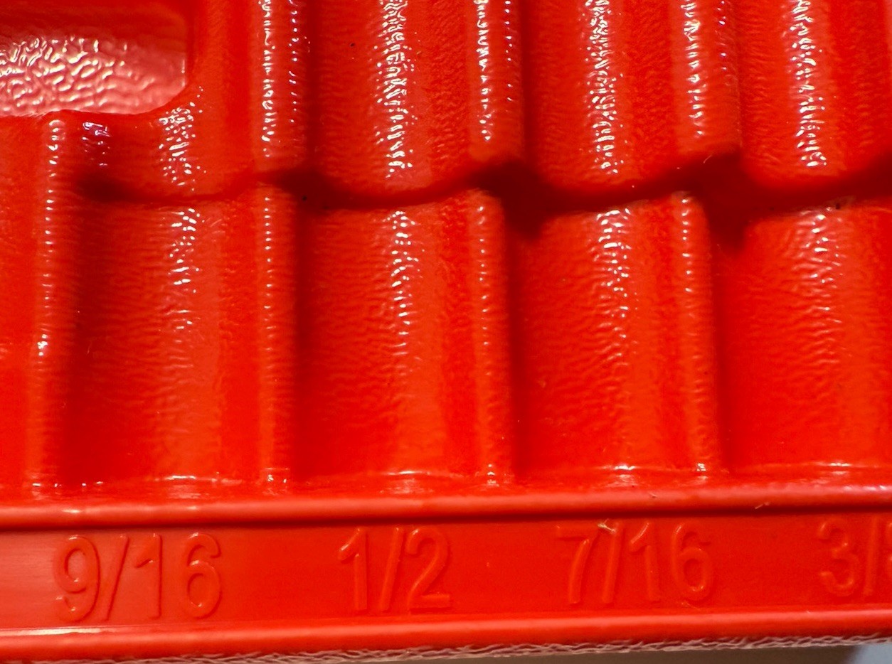 EMPTY TRAY PAKTY077 Snap On 313SYA 1/2″ Dr. 3/8”to1-1/8” SAE Deep 13Pc. NO TOOLS