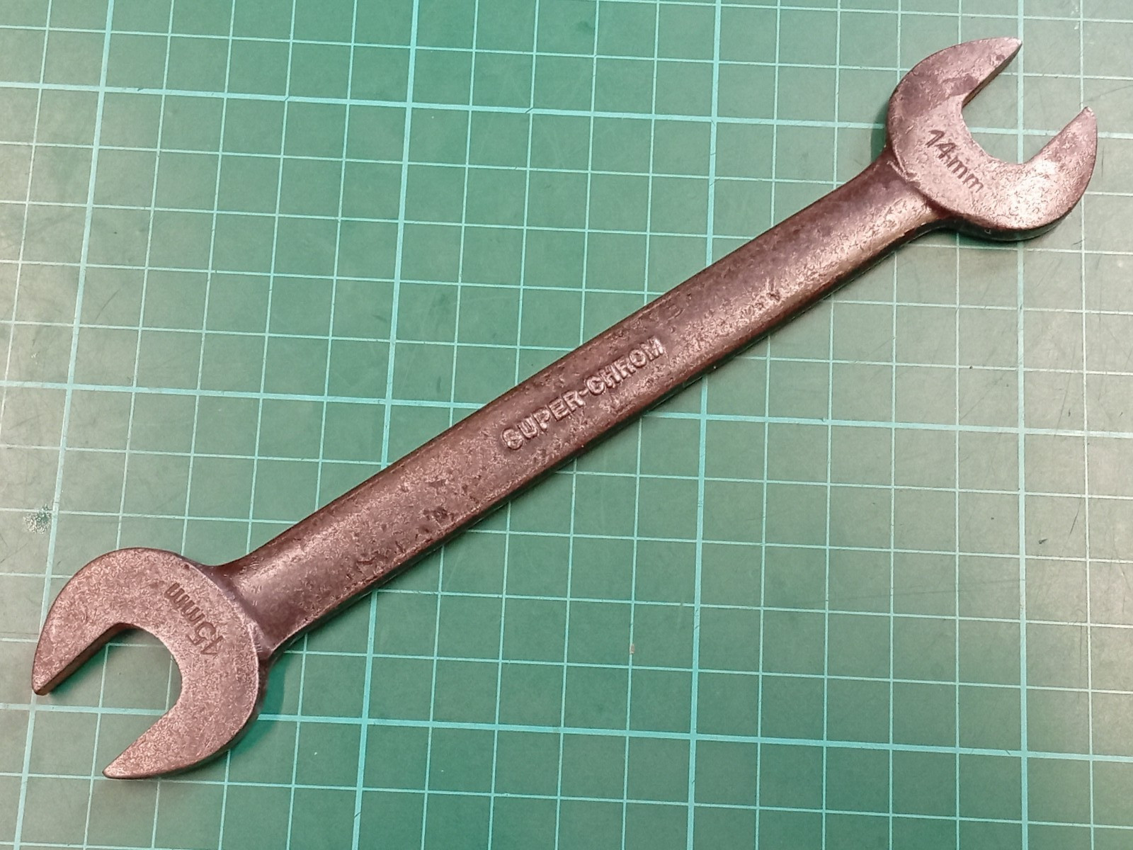 Vintage MATADOR, Super-Chrom 14mm x 15mm Open Ended Spanner