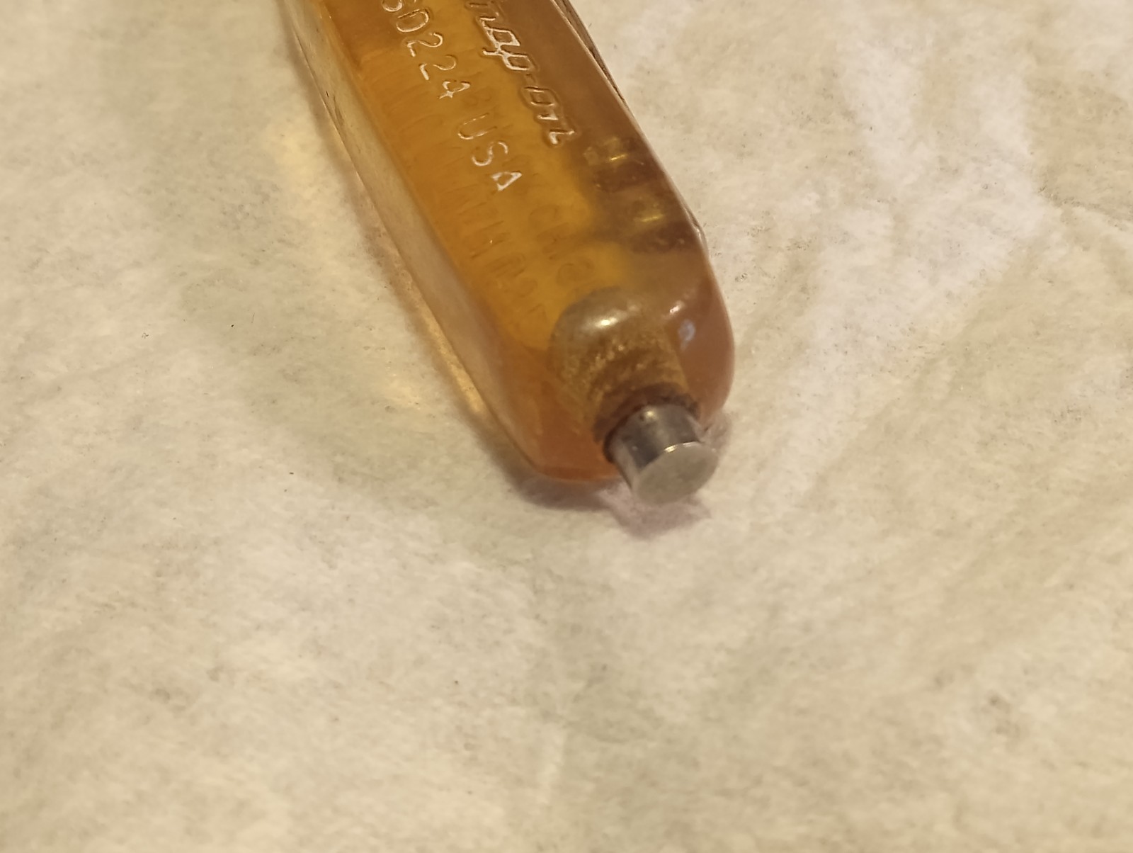 Snap-on SSD224 Flat Blade Screwdiver, With Pocket Clip, Hard to Find, Rare