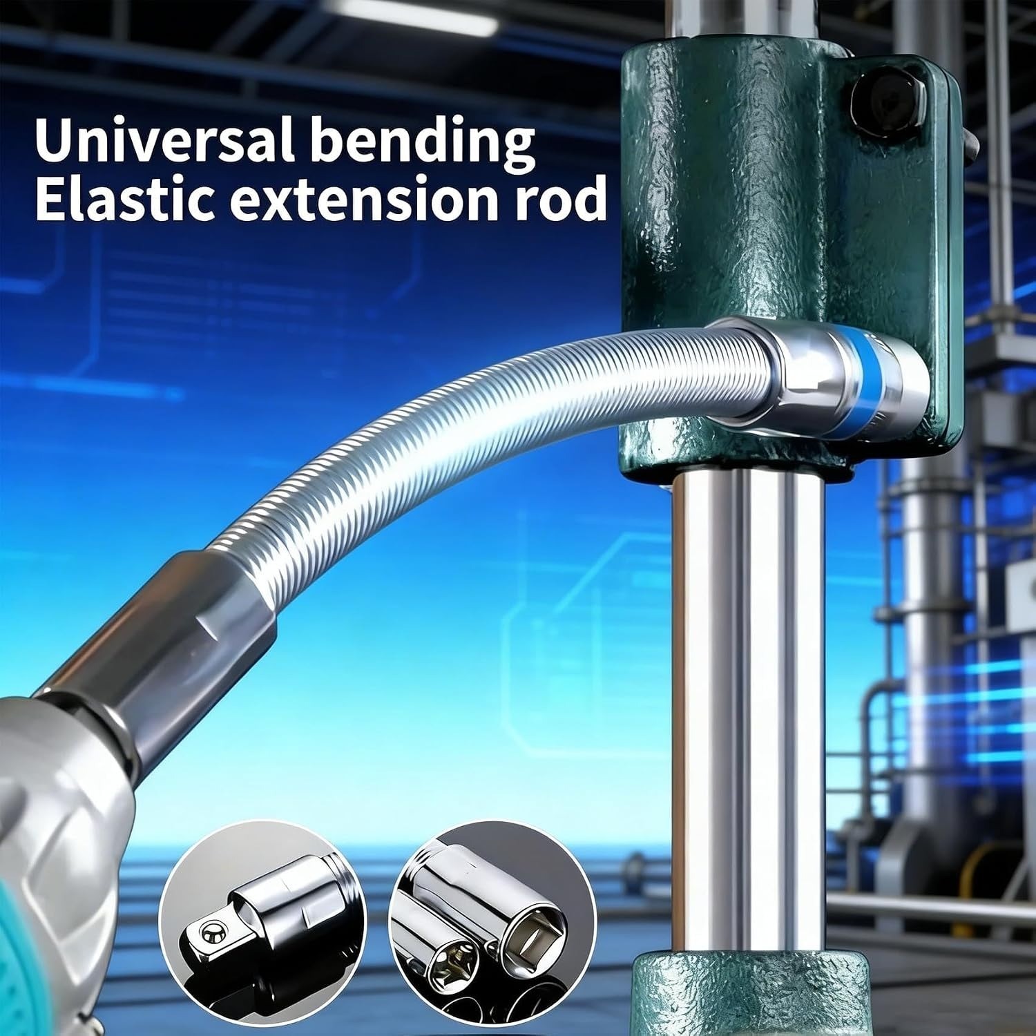 Flexible Drive Extension Rod for Ratchets, Drills & Impact Drivers