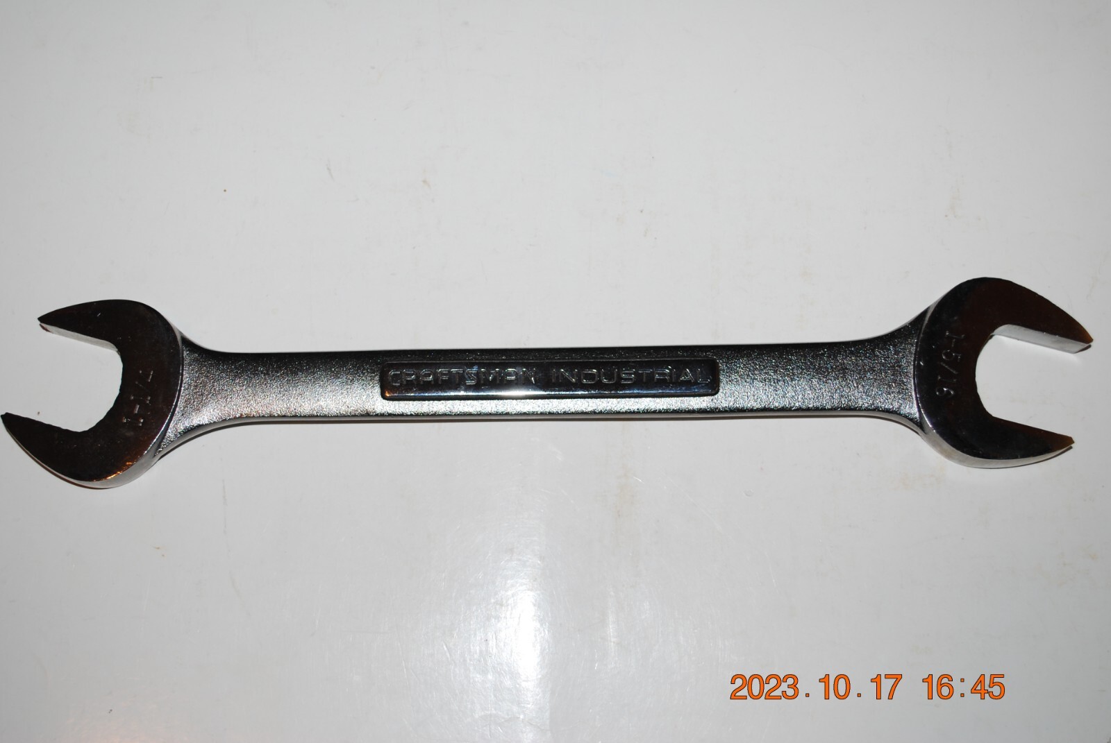 CRAFTSMAN INDUSTRIAL 1-1/4″x1-5/16″ DOUBLE OPEN END WRENCH. MADE IN USA