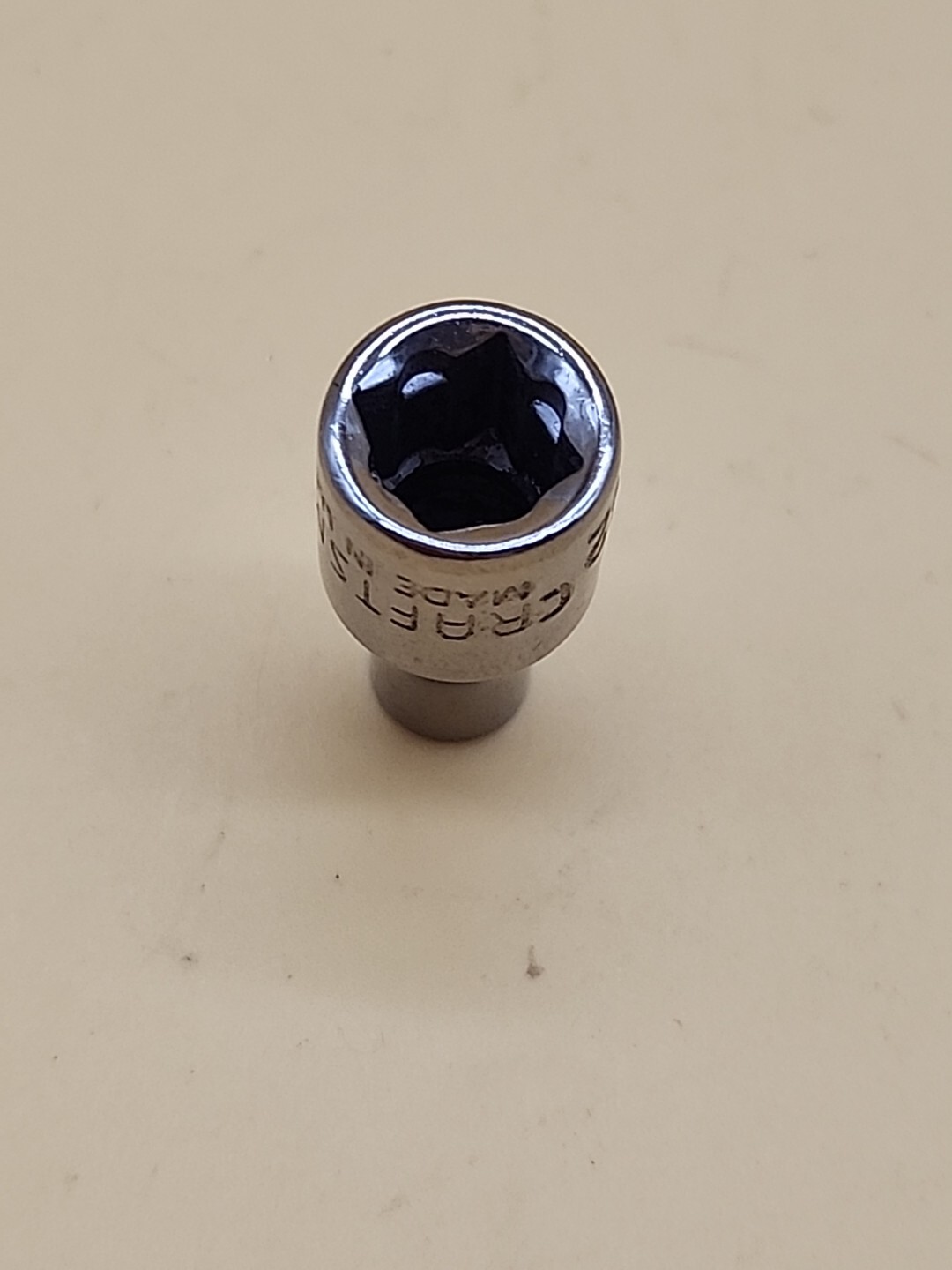 Craftsman Vintage NEW 5/32″ 6 Point 1/4″ Drive Shallow Socket G2-43481 USA