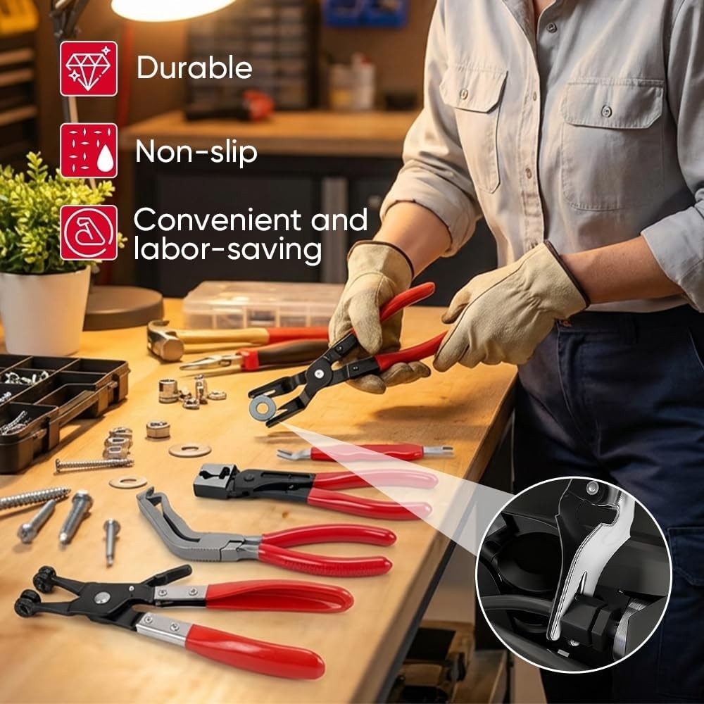 Automotive Electrical Disconnect Plier Kit,Wire Terminal Remover for Auto Repair