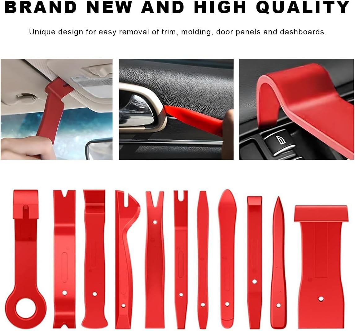 19 PCS , Plastic Upholstery Pliers Removal Install Tools with Storage Bag, Pa…