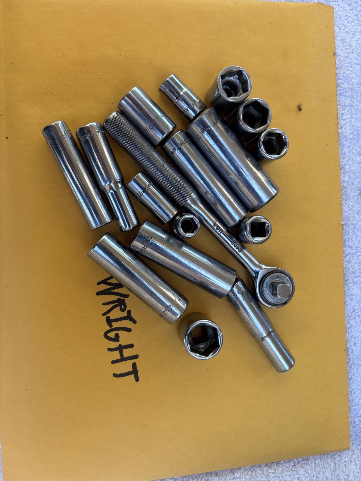 Lot Of Tools Sockets And Wrenches Mostly SAE Craftsman Snapon Proto China