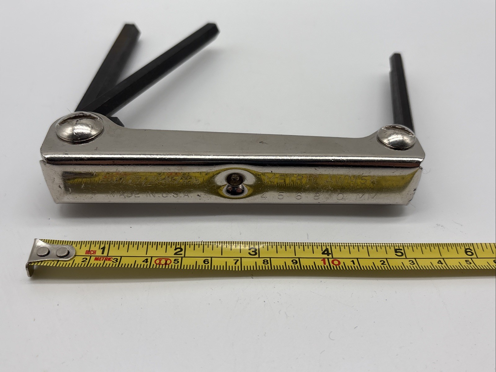 Snap-On Tools AWM5K Hex Allen Folding Wrench Set 4mm-10mm Metric
