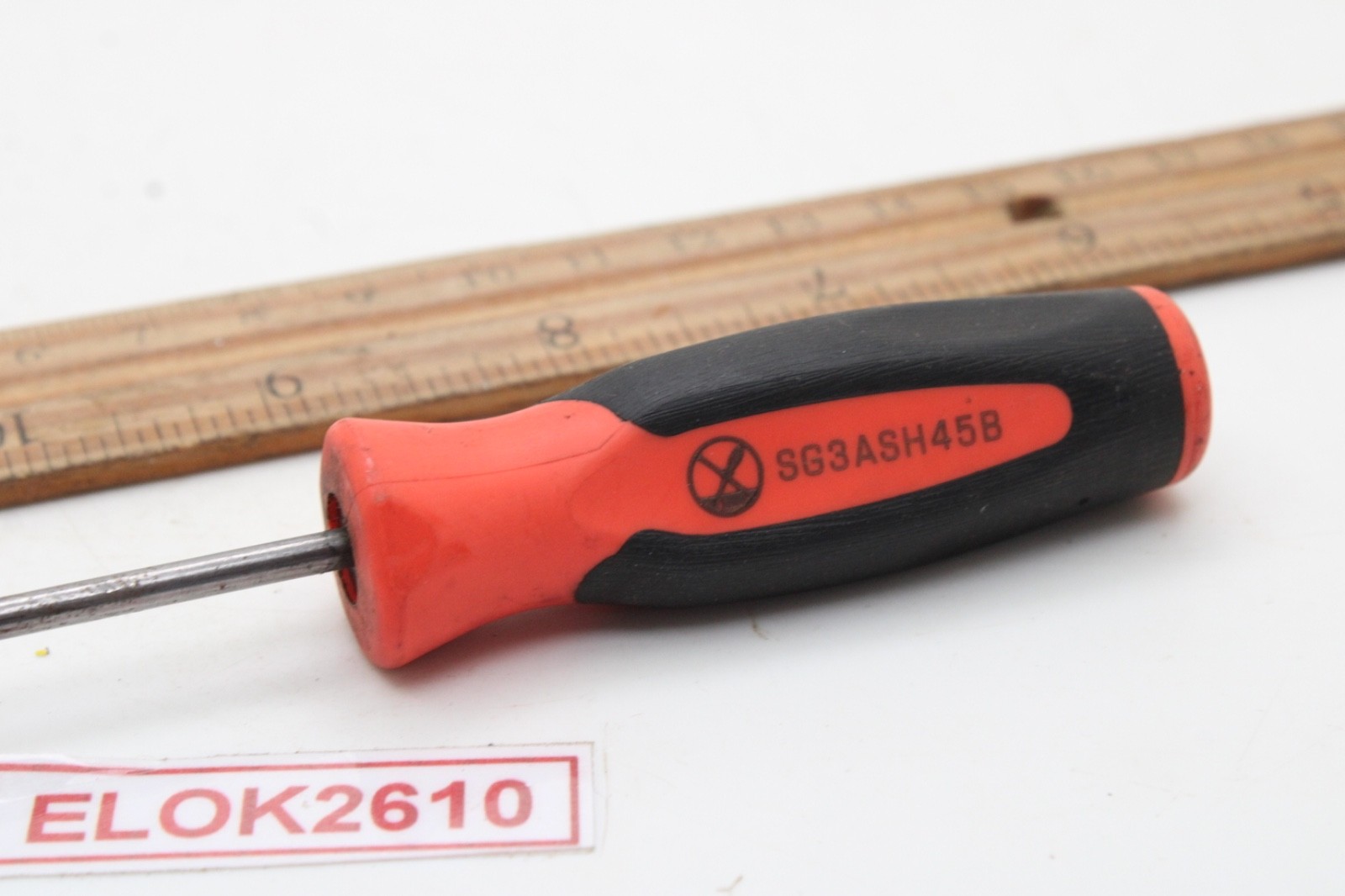 Snap-on SG3ASH45B Mini Hook Red Black Soft Grip Handle 5.5″ USA