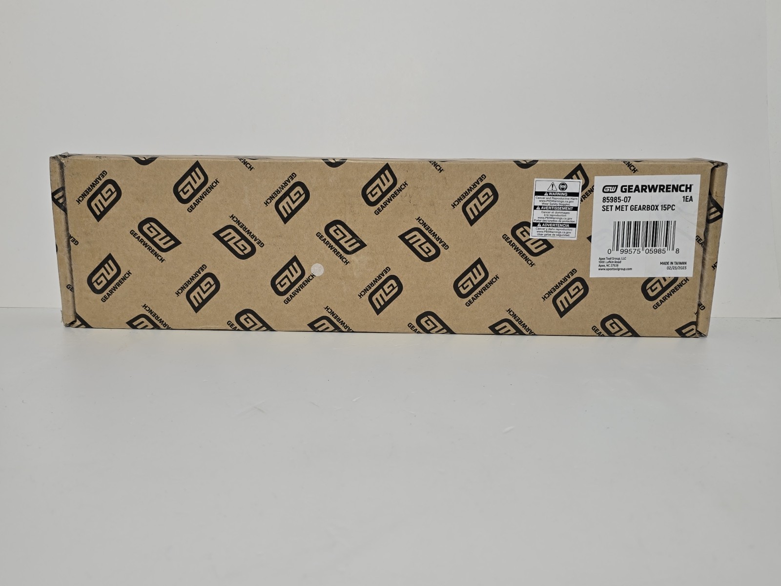 Gearwrench Metric XL Gearbox 12 Point Double Box Ratcheting Wrench 15pc 85985-07