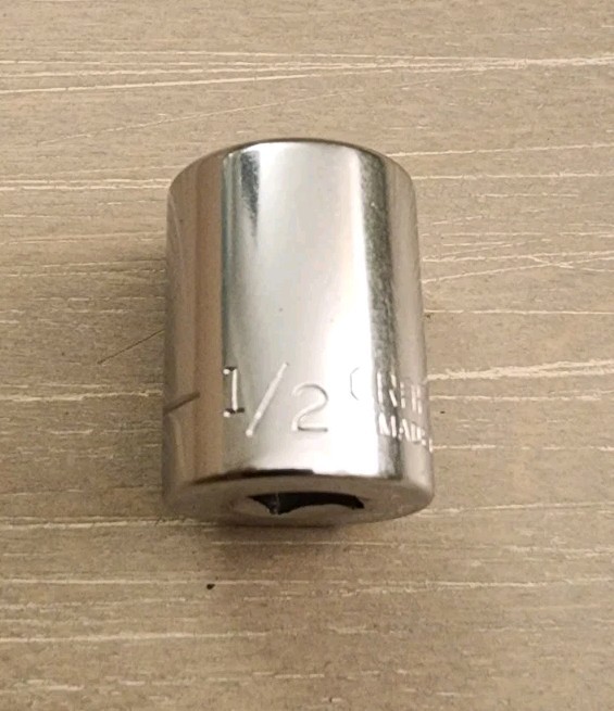 Craftsman USA 1/2″ Socket 6 Point 1/4″ Drive V 43499 (Single Line)