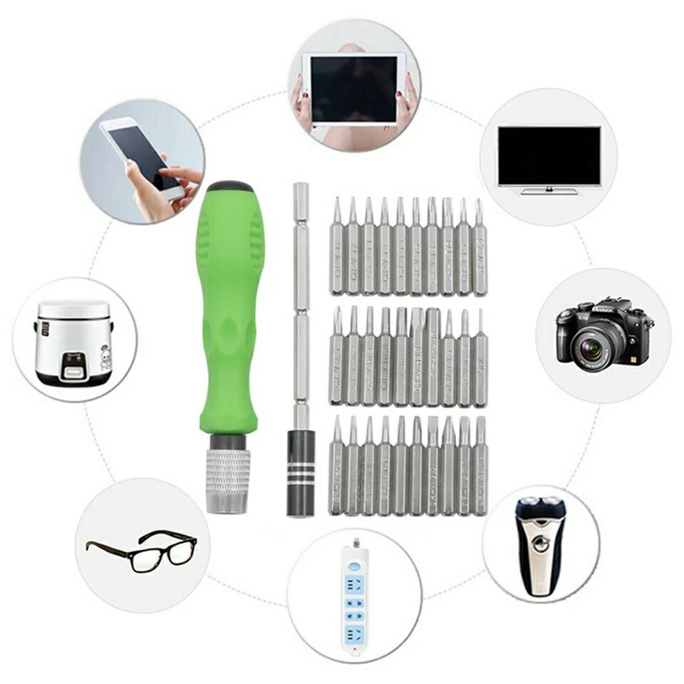 TORX Star Bit Hex Key Set Cell Phone Tablet Pocket Knife Drone PC Tune-Up Repair