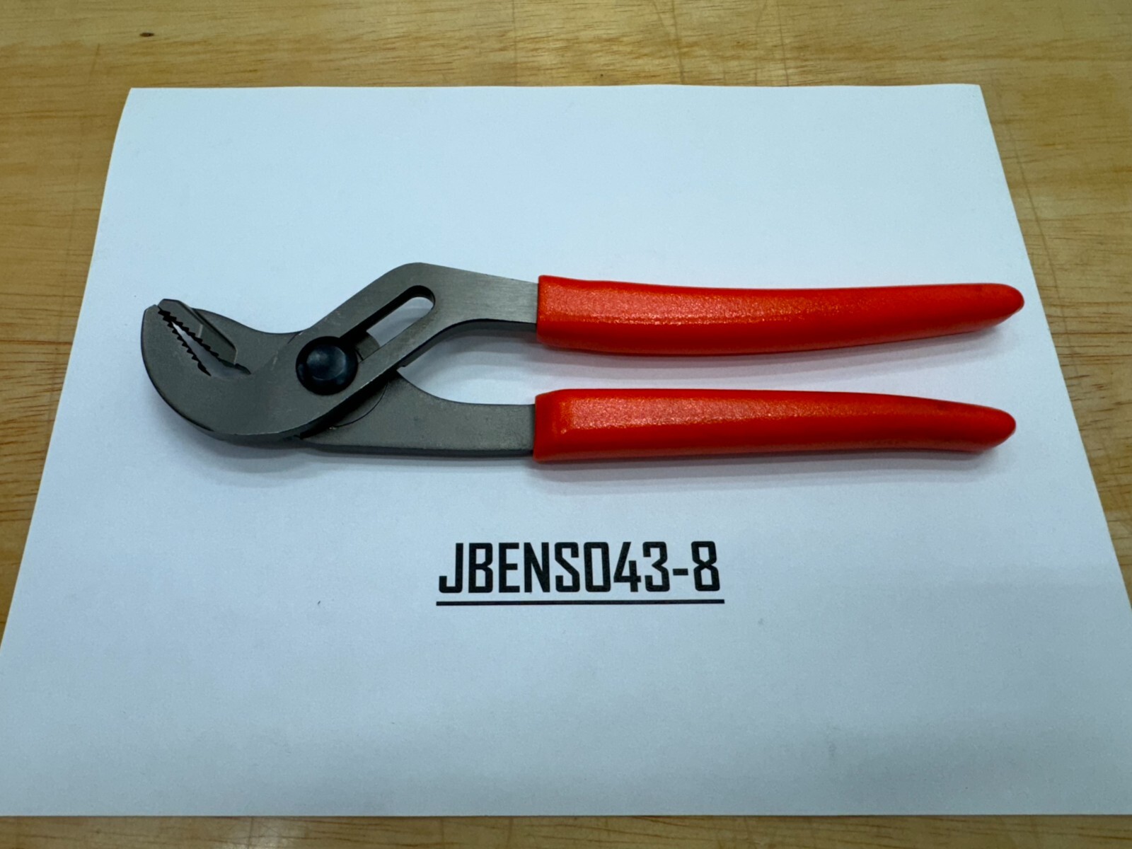 Snap-on Tools NEW ORANGE 9″ Adjustable Joint Interlocking Channel Pliers 91ACPO