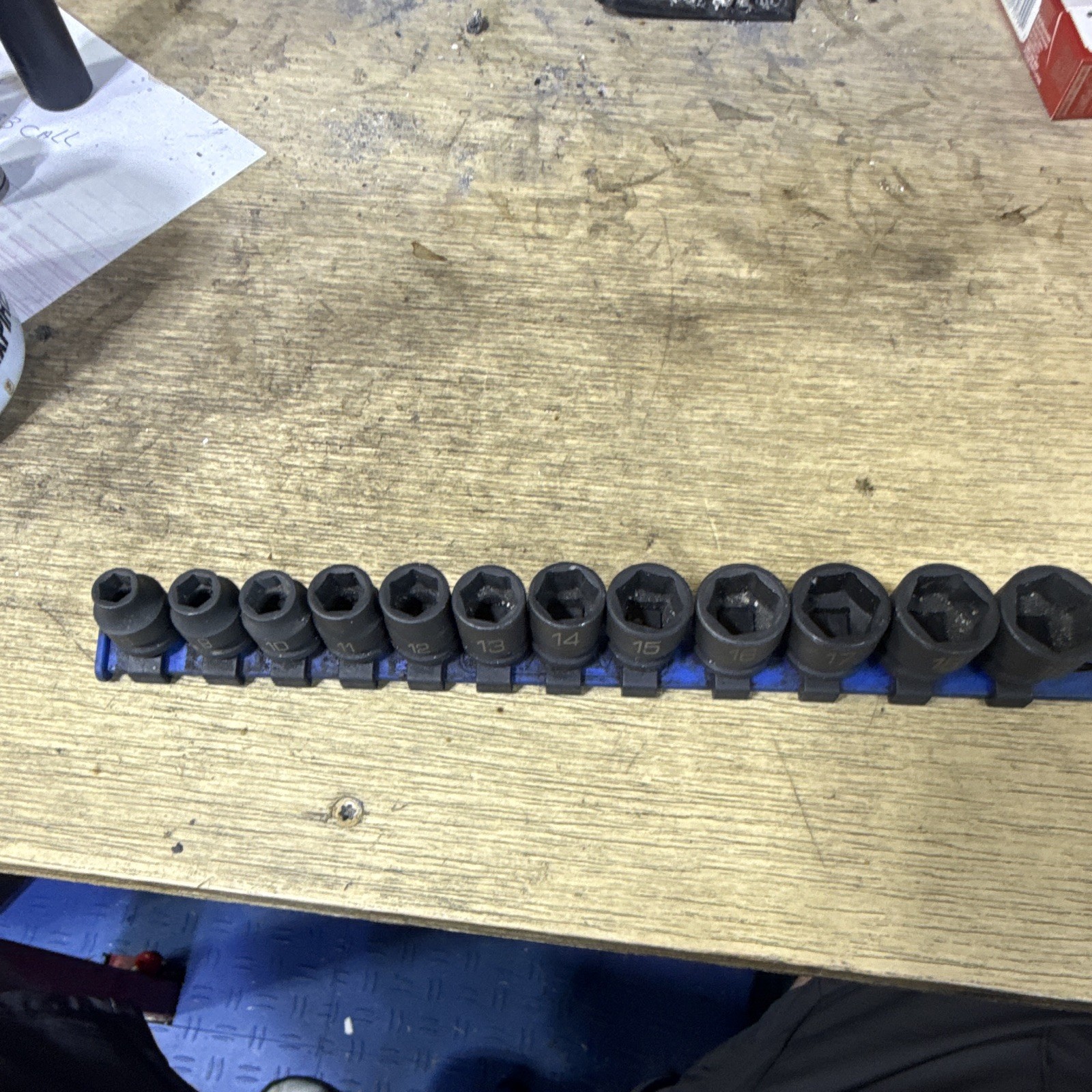 Matco Never Used 6 Point 3/8 Drive Metric Short Socket Set Impact 8mm-19mm