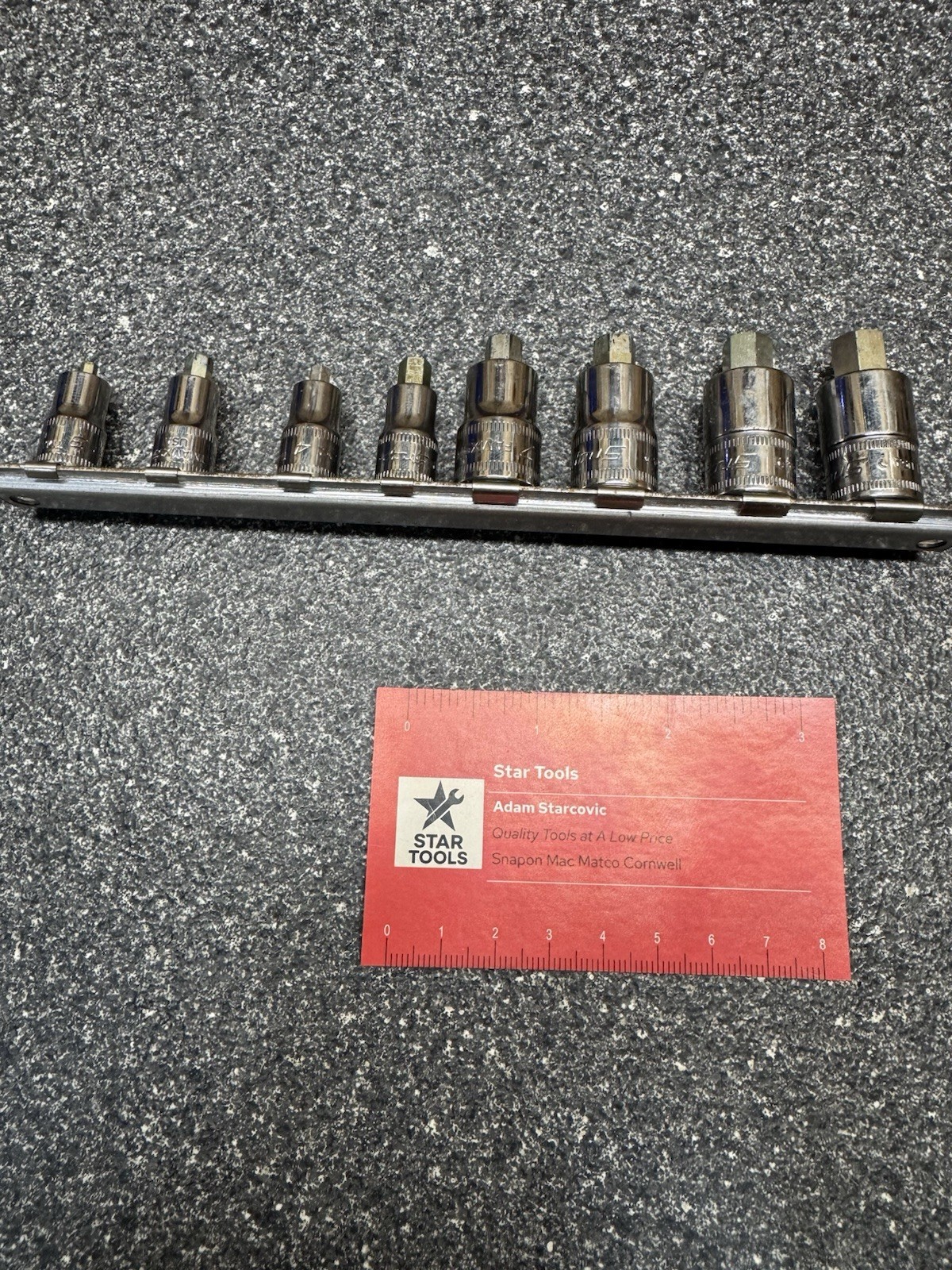 Snap On Tools USA 1/4″ 3/8″ Drive Metric Hex Bit Socket Set STUBBY 208EFTAMXSY