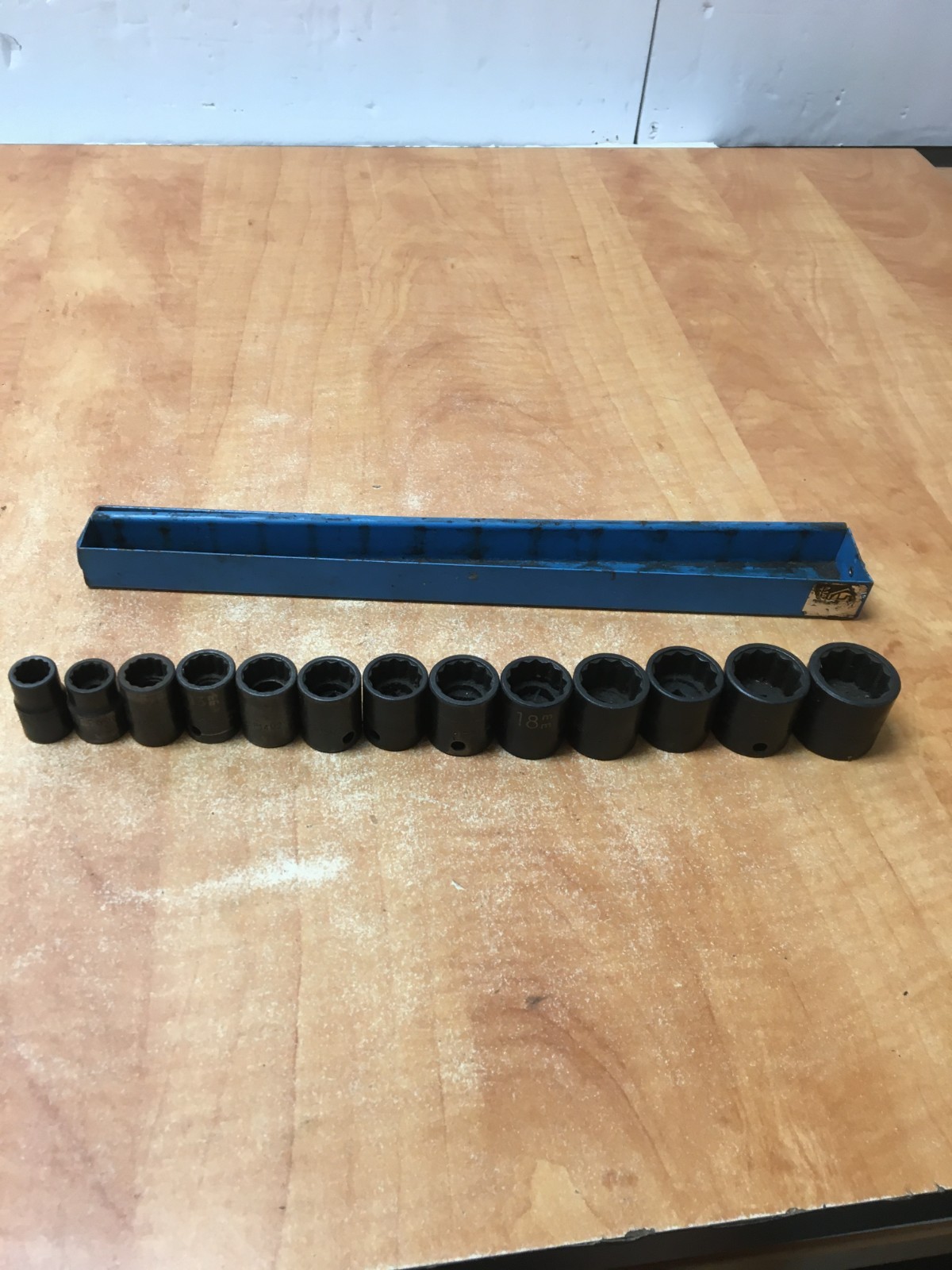 MATCO 13pc 3/8″ Drive Metric Impact Socket Set 10-22MM BP10M2A to BP22M2 w/tray