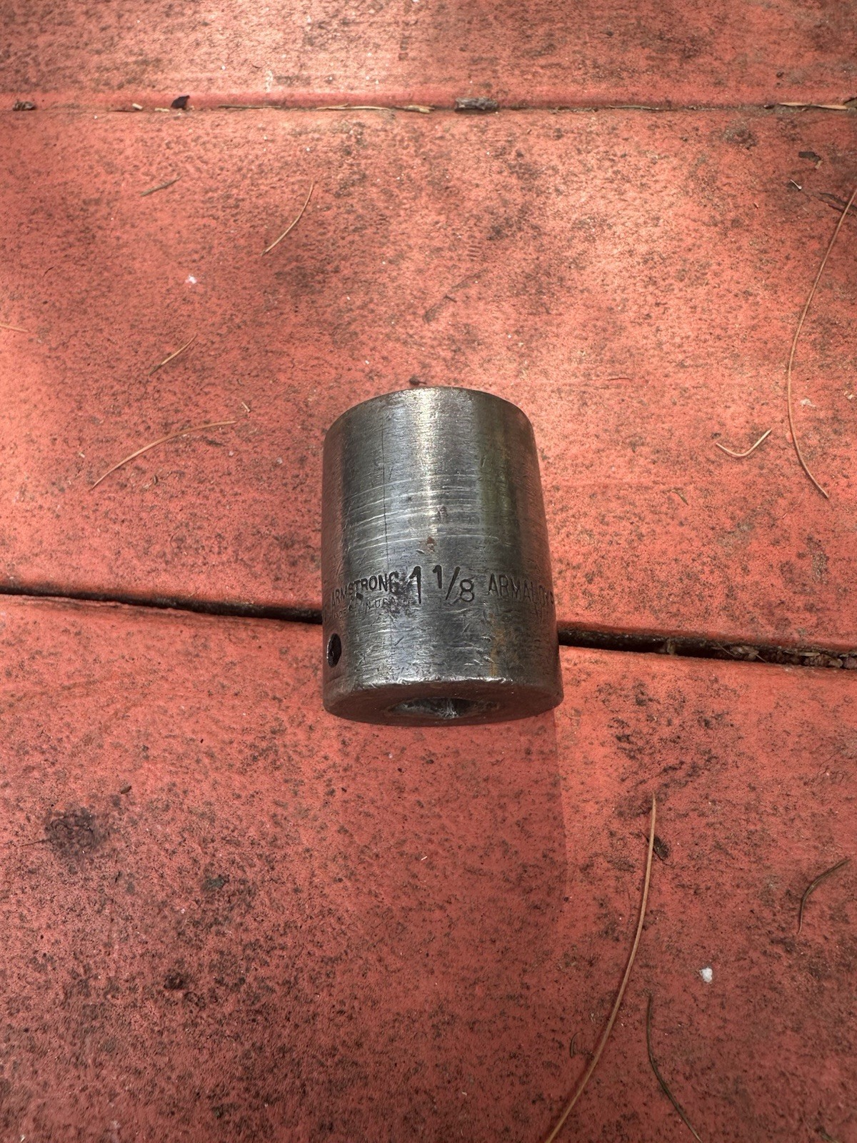 Vintage 1 1/8 Armstrong Impact Socket 6 Point