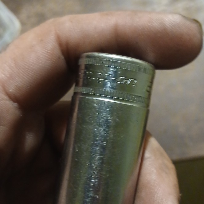 Snap-On Deep Well 3/8 6-Point Socket 18-11mm Metric Tool OEXM18 USA Made Nice