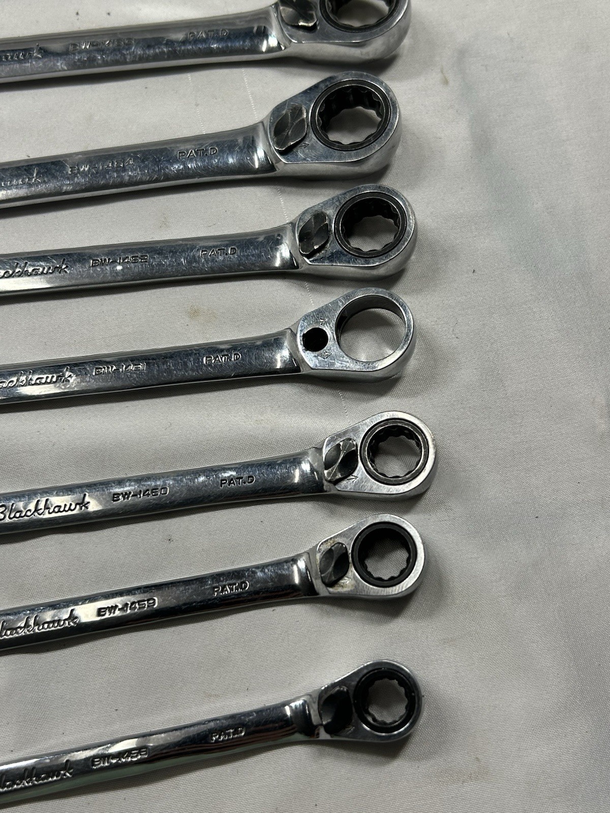 Blackhawk by Proto BW-1408 11pcMetric reversible ratcheting combination wrenches