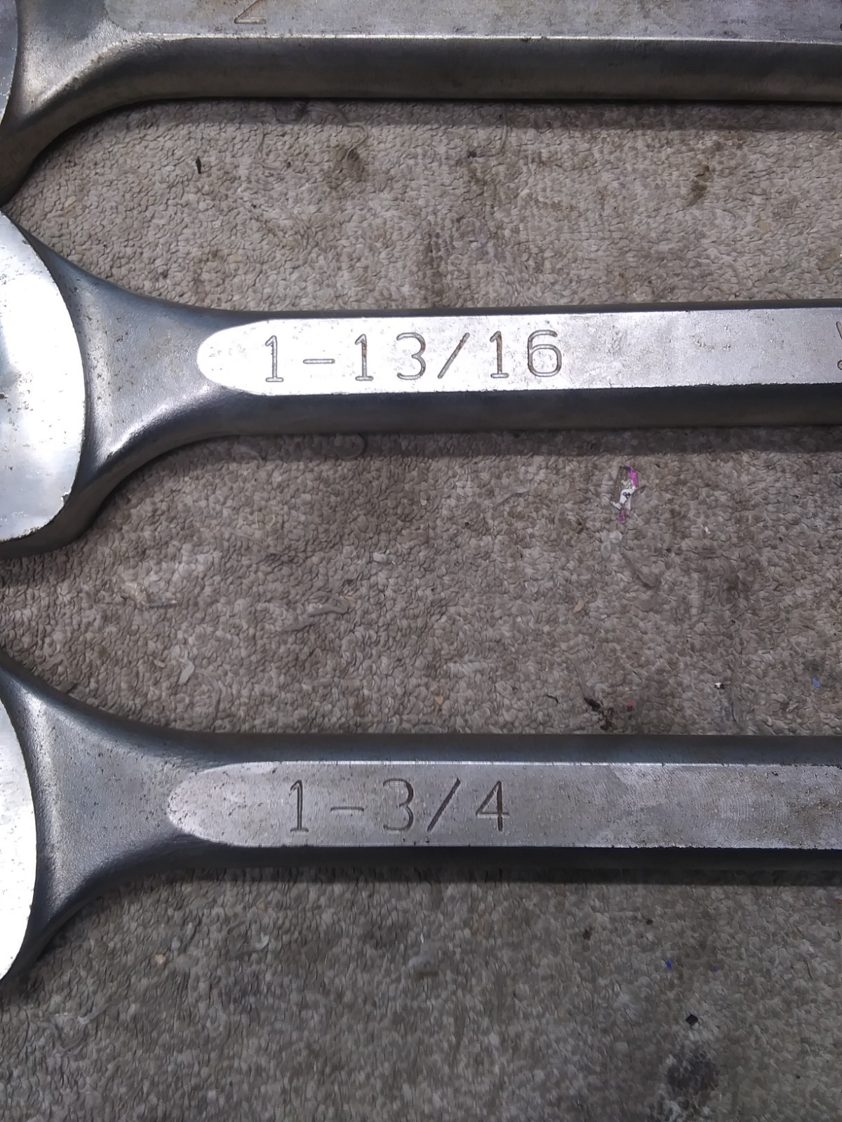 Wright Tools Large Combination Wrench Set 5pc SAE Wright Grip USA