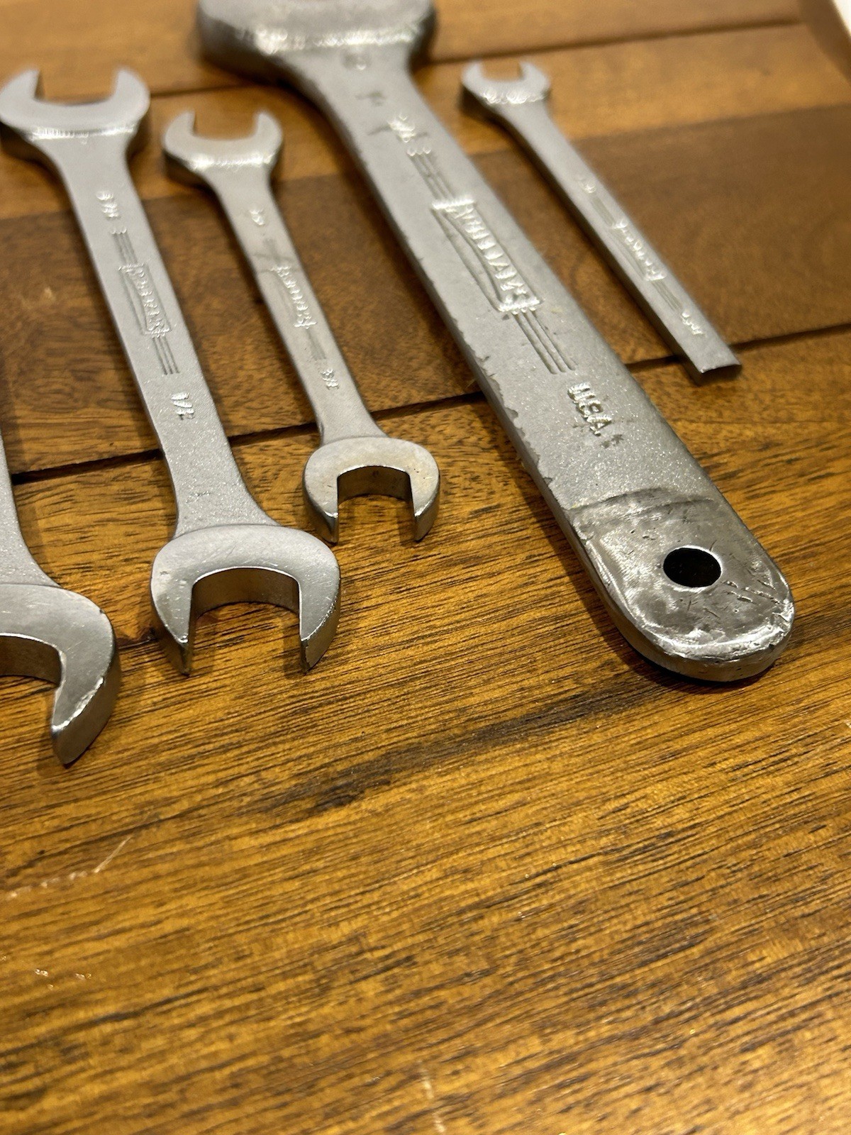 Rare Vintage J.H. Williams Wrench Set SUPERRENCH 9 Pcs. USA